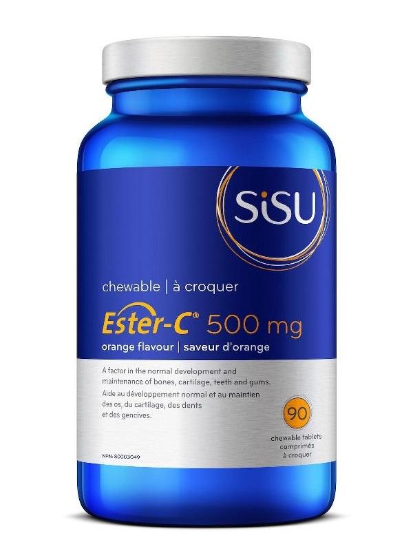 Ester-C 500mg à croquer - SISU - Orange - SISU