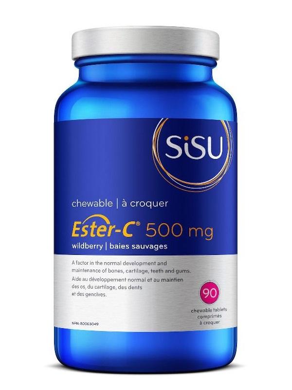 Ester-C 500mg à croquer - SISU - Baies - SISU