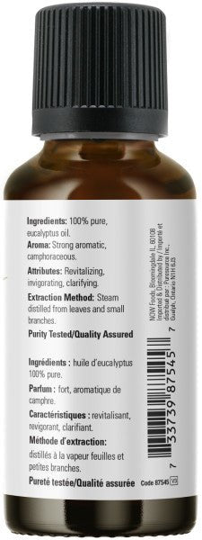 Eucalyptus - Huile Essentielle - Now - 30ml - Now