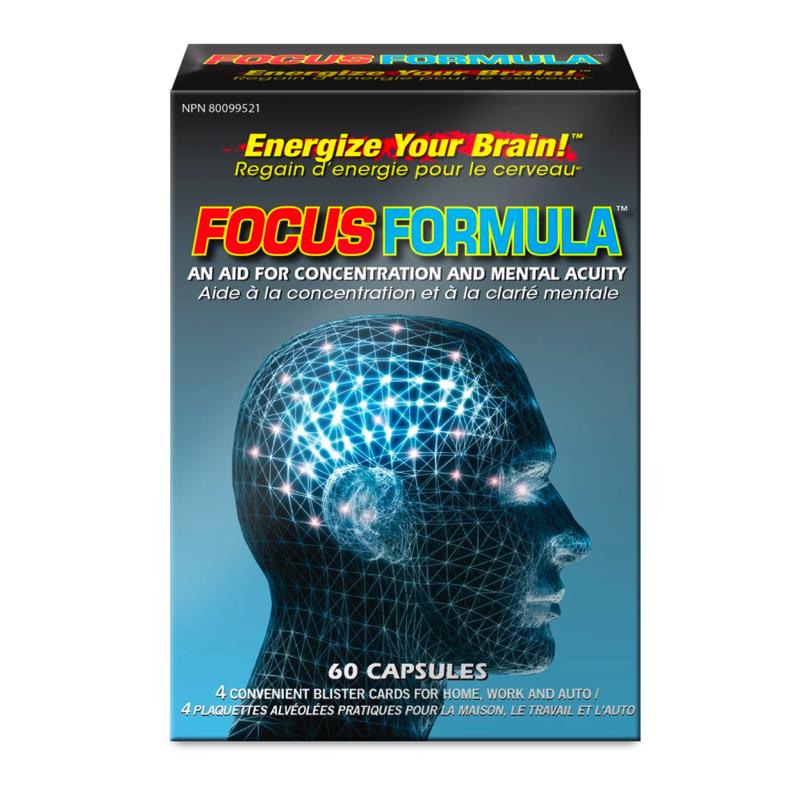 Focus Formula- 60 capsules- Nu-Life - Default - Nu-Life