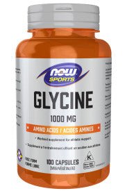 Glycine - 1000mg - 100 Végécapsules - Now - Now
