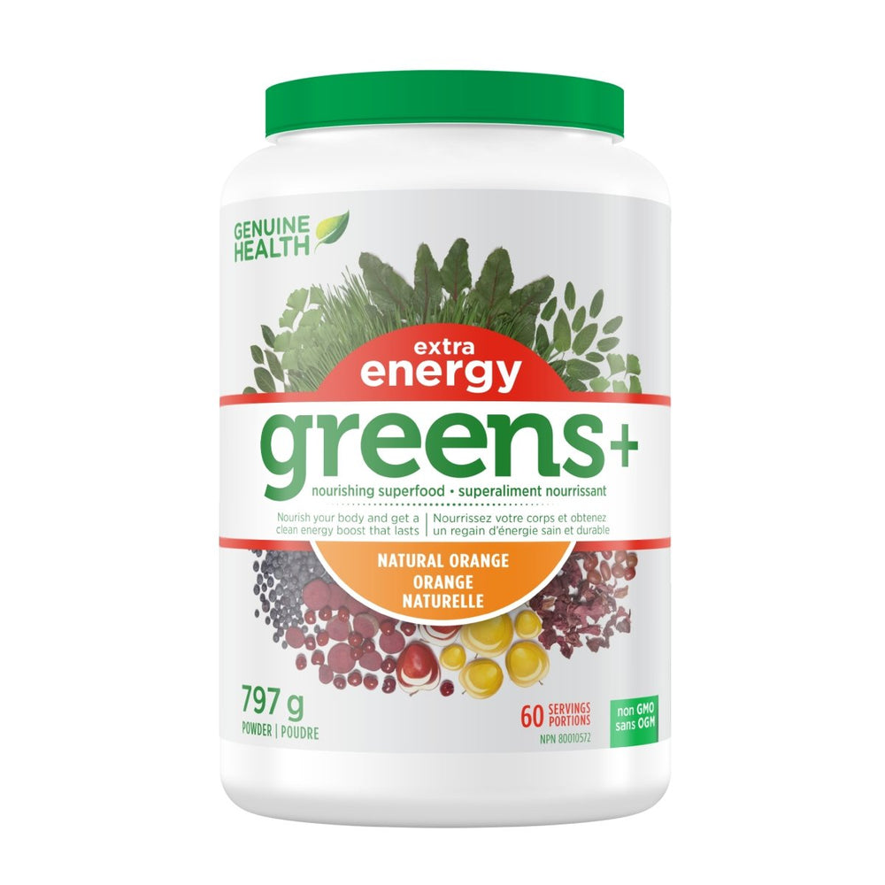 
                
                    Load image into Gallery viewer, Greens+ Extra Energy - Orange - 797g - Genuine Health
                
            