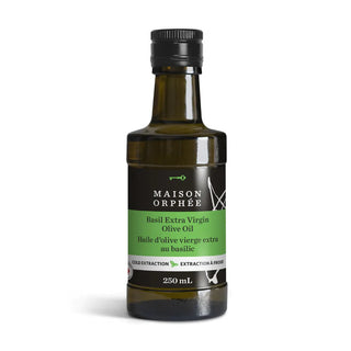 Huile d'Olive Vierge Extra au Basilic - 250ml - Maison Orphée - Maison Orphée