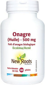 Huile d'Onagre - 500mg - 180 gélules - New Roots - New Roots Herbal