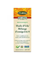 Huile Udo - Mélange d'Oméga 3+6+9 - Flora - 500ml - Flora