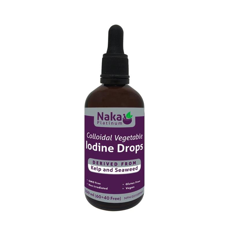 Iodine Drops - 60ml + 40ml Boni - Naka Platinum - Default - Naka Herbs