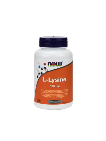 L-Lysine 500mg - 100 capsules - Now - Default - Now