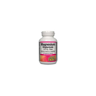 Magnésium Bisglysinate 200mg- 120 capsules- Natural Factor's - Default - Natural Factors