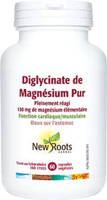 Magnésium Pure - 130mg - 60 caps. - New Roots - New Roots Herbal