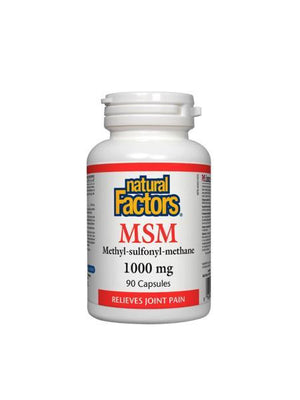MSM - 1000mg - 90 Capsules - Natural Factors - Default - Natural Factors