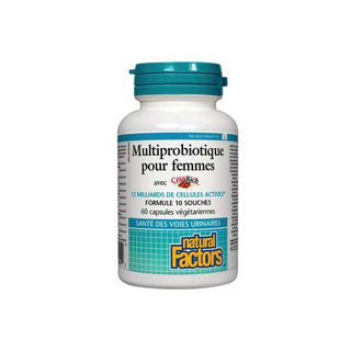 Multiprobiotiques pour femmes - Voies Urinaires - Natural Factors - 60 Capsules - Natural Factors