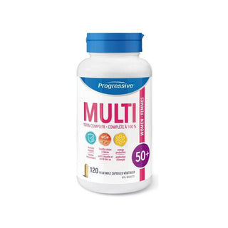 Multivitamines - Femmes 50+ - Progressive - 120 Végécapsules - Progressive