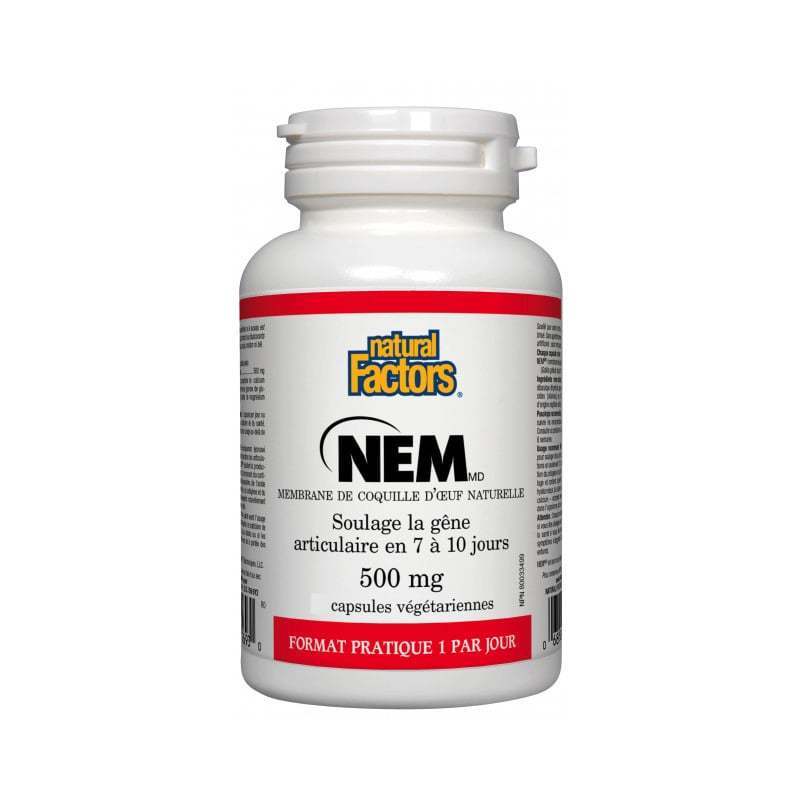 NEM - 500mg - Natural Factors - 30 Capsules - Natural Factors