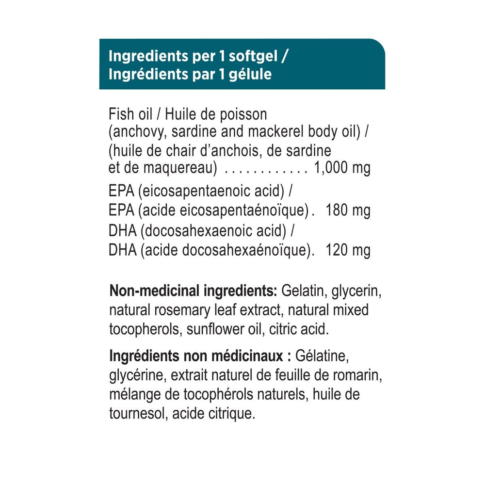 Omega 3 - 240 Gélules - Genuine Health - Genuine Health