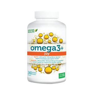 Omega 3 + Joy - Gélules - Genuine Health - 240 gélules - Genuine Health