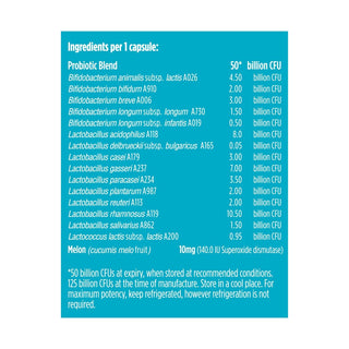 Probiotique 50 Milliards d'UFC - Humeur - 30 caps. - Genuine Health - Genuine Health