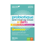 Probiotique Enfants 5 milliards - 30 comprimés - Limonade - Genuine Health - Genuine Health