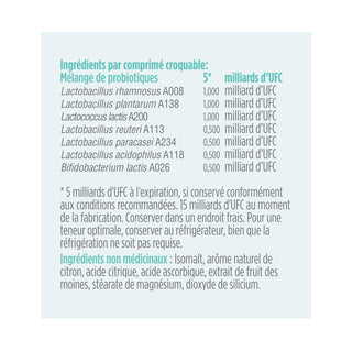 Probiotique Enfants 5 milliards - 30 comprimés - Limonade - Genuine Health - Genuine Health