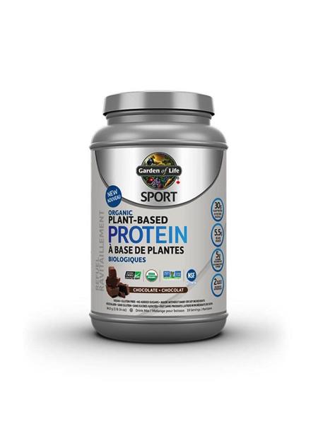 Protéine Sport - Plantes bio. - Chocolat - 840g - Garden of life - Default - Garden of Life