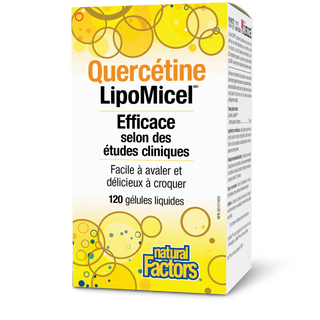 Quercétine LipoMicel - 250mg - Natural Factors - 60 gélules - Natural Factors