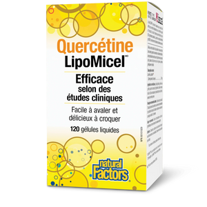 Quercétine LipoMicel - 250mg - Natural Factors - 60 gélules - Natural Factors