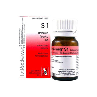 S 1 - Calcarea Fluorica 6X - 20g - Dr.Reckeweg - Dr. Reckeweg