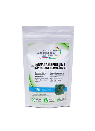 Spiruline Hawaïenne 1000mg - 120 comprimés - Gandalf - Gandalf