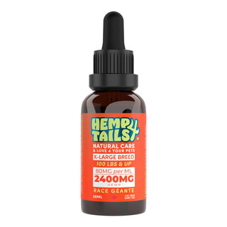 Terpènes de Chanvre - CBD - 2400mg - 30ml -Très grande race - Hemp 4 Tails - Hemp 4 Tails