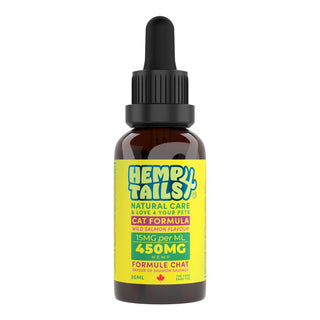 Terpènes de Chanvre - CBD - 450mg - Chat - 30ml - Hemp 4 Tails - Hemp 4 Tails