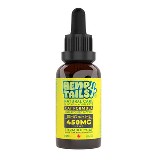 Terpènes de Chanvre - CBD - 450mg - Chat - Sans saveur - Hemp 4 Tails - Hemp 4 Tails