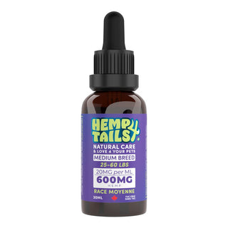 Terpènes de Chanvre - CBD - 600mg - Moyenne race - 30ml - Hemp 4 Tails - Hemp 4 Tails