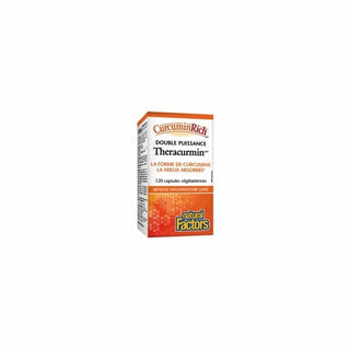 Theracurmin - Double Puissance - Natural Factors- - 120 Végécapsules - Natural Factors