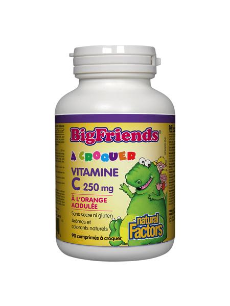 Vitamine C 250mg - 90 comprimés croquables - Big Friends - Big Friends