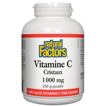 Vitamine C - cristaux - 1000mg - 250g - Natural Factors - Natural Factors