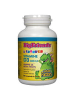 Vitamine D3 400UI - 250 comprimés croquables - Big Friends - Natural Factors
