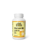 VitaSoleil D3 - 2500UI - gélules - Natural Factors - 180 gélules - Natural Factors