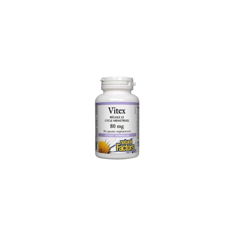 Vitex - 80mg - 90 VégéCapsules - Natural Factors - Default - Natural Factors
