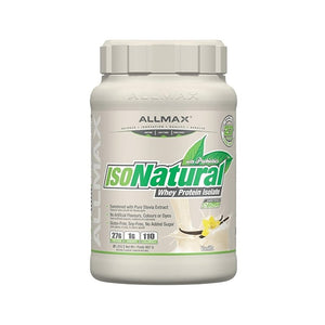 Whey Protein Isolate - IsoNatural - 907g - Vanille - Allmax Nutrition