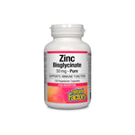 Zinc Biglycinate 50mg - 120 caps. - Natural Factors - Natural Factors