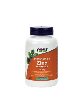 Zinc Picolinate - 25mg - 100 Végécapsules - Now - Default - Now